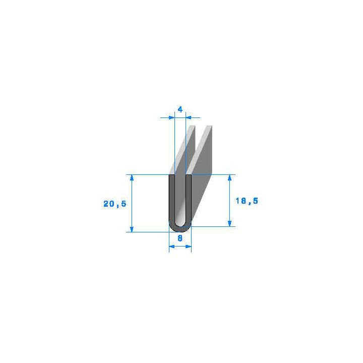 SE872 - 20,5x8 mm