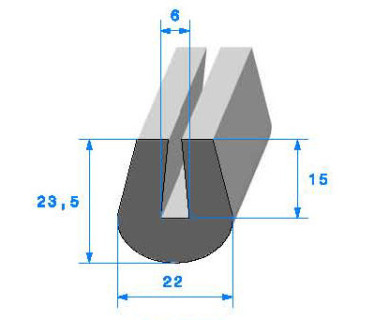 SE876 - 23,5x22 mm