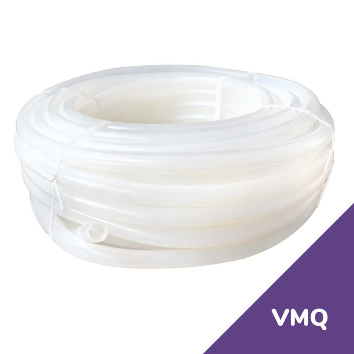 Translucent silicone tube