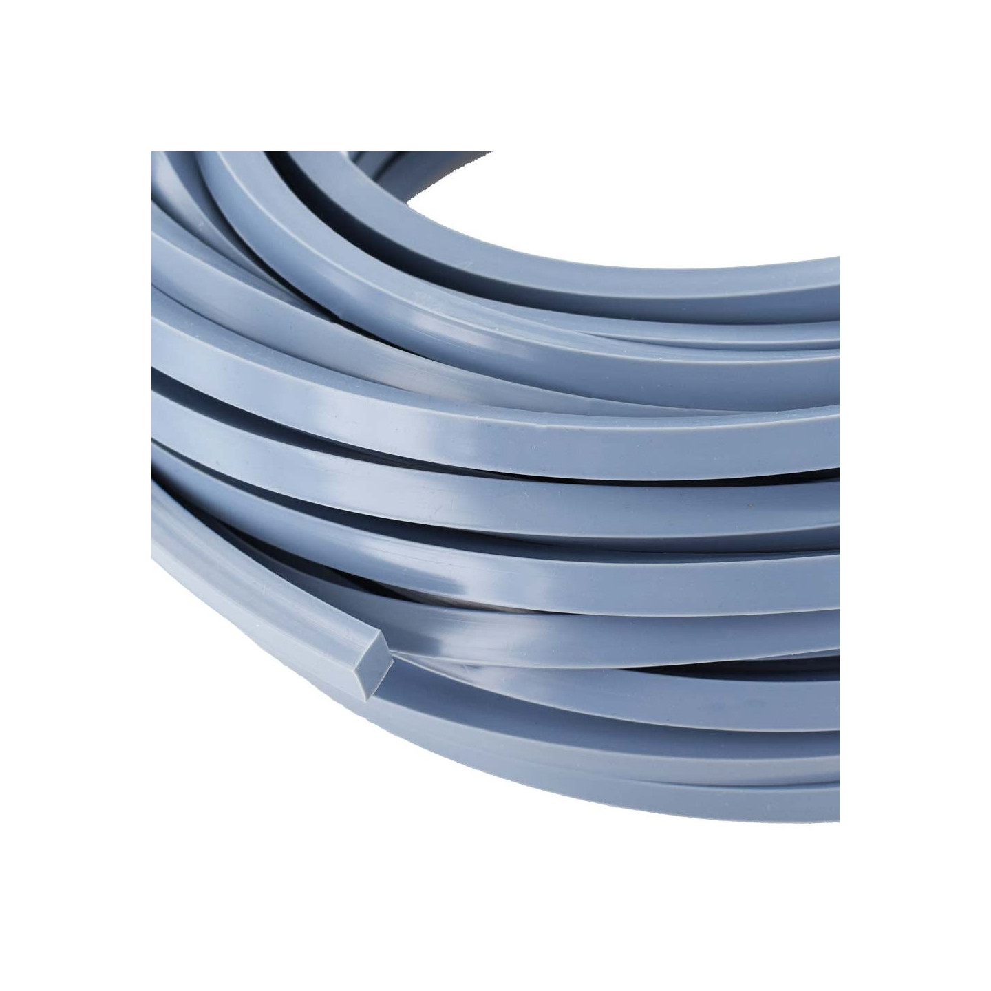 Square cross-section silicone ropes