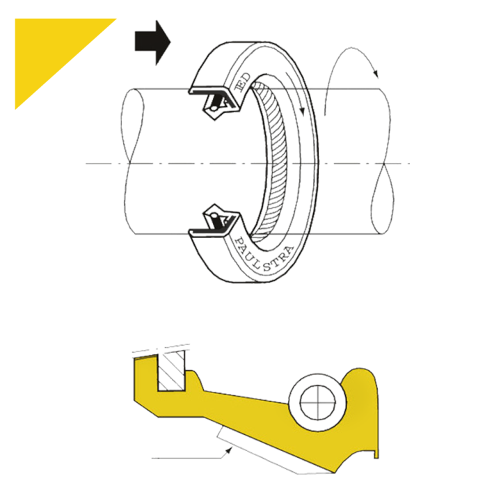 Joint SPI - 725331 10 x 22 x 7x8 NBR IEL