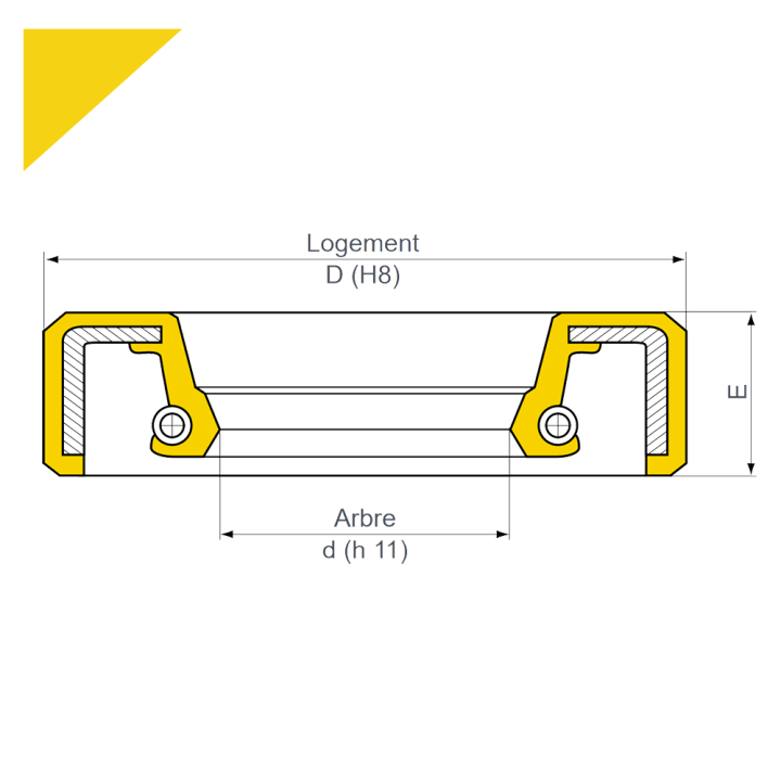 Joint SPI - 722680 84 x 100 x 13 NBR IE