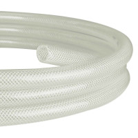 Tuyau en silicone de 2 m, 10 x 14 mm, intérieur : 10 mm, extérieur : 14 mm, transparent, extensible, adapté à un usage alimentaire, sans BPA