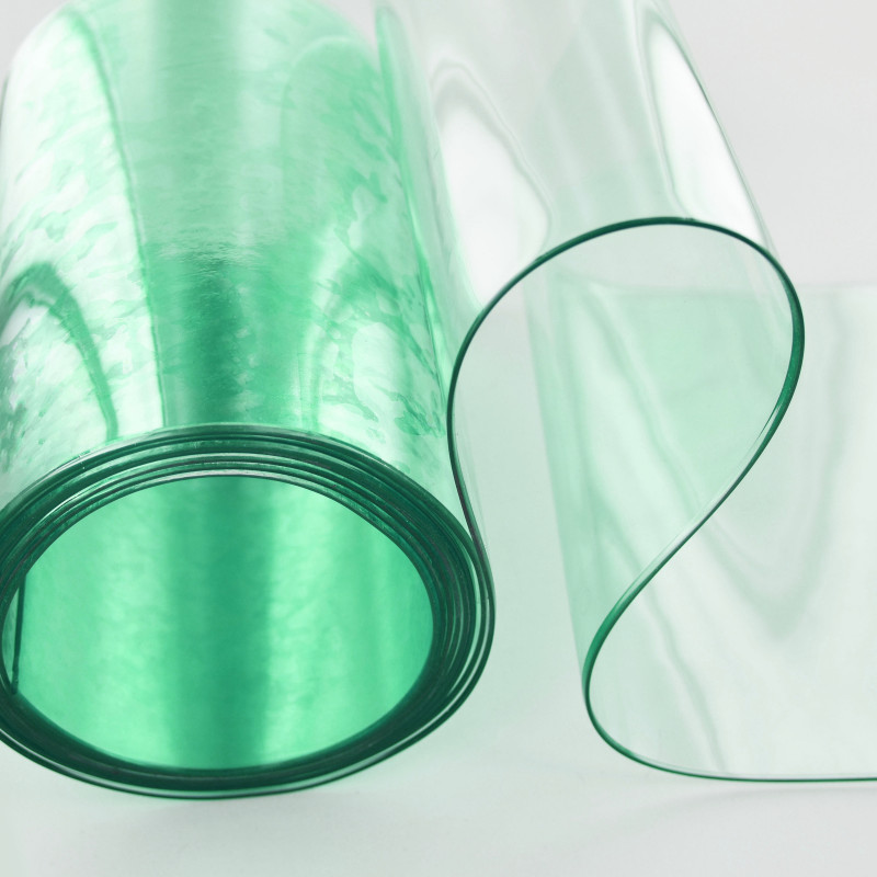Pvc transparent en plastique souple Transparent Rideau feuille