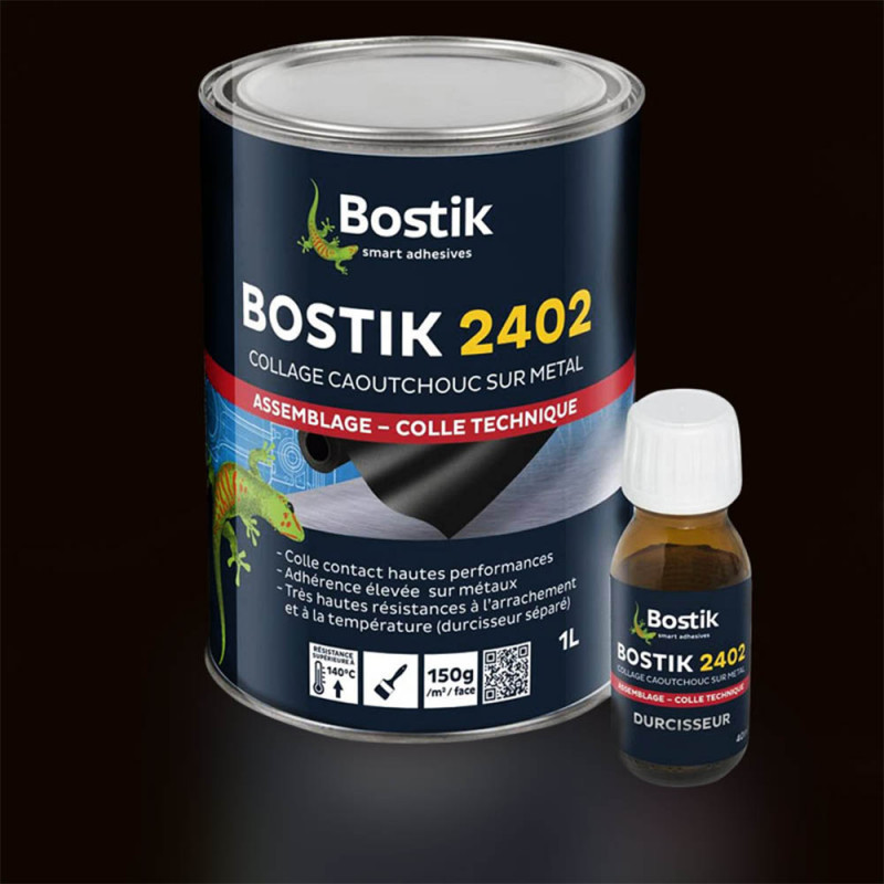 Colle néoprene liquide BOSTIK 1400 en boite de 1 l