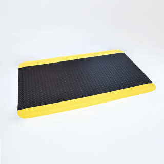 Tapis Anti-Fatigue Haute Performance Noir et Jaune